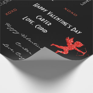 Personalisierten Amorvalentines Geschenkpapier
