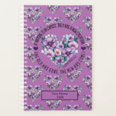 Personalisierten Christlichen 2 Korinther 5:17 Bib Planer (Vorderseite)