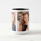Personalisierten drei FotoCollage Tasse (Zentrum)