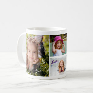 Personalisierten Fotos für vier benutzerdefinierte Kaffeetasse