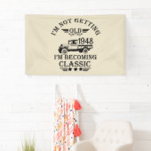 Personalisierten fünfundsiebzig Vintagen 75. Gebur Banner (Insitu)