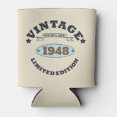Personalisierten fünfundsiebzig Vintagen 75. Gebur Dosenkühler (Vorderseite)
