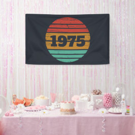 Personalisierten fünfzig Vintagen 50. Geburtstagsp Banner