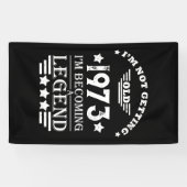 Personalisierten fünfzig Vintagen 50. Geburtstagsp Banner (Horizontal)