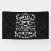 Personalisierten fünfzig Vintagen 50. Geburtstagsp Banner (Horizontal)