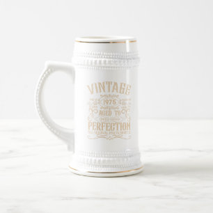 Personalisierten fünfzig Vintagen 50. Geburtstagsp Bierglas