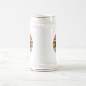 Personalisierten fünfzig Vintagen 50. Geburtstagsp Bierglas (Mittel)