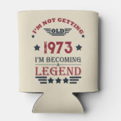 Personalisierten fünfzig Vintagen 50. Geburtstagsp Dosenkühler (Rückseite)