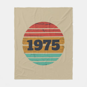 Personalisierten fünfzig Vintagen 50. Geburtstagsp Fleecedecke