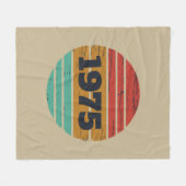 Personalisierten fünfzig Vintagen 50. Geburtstagsp Fleecedecke (Vorderseite (Horizontal))