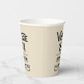 Personalisierten fünfzig Vintagen 50. Geburtstagsp Pappbecher (Rechts)