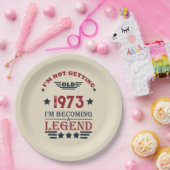 Personalisierten fünfzig Vintagen 50. Geburtstagsp Pappteller (Party)