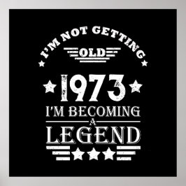 Personalisierten fünfzig Vintagen 50. Geburtstagsp Poster