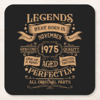 Personalisierten fünfzig Vintagen 50. Geburtstagsp