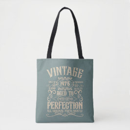Personalisierten fünfzig Vintagen 50. Geburtstagsp Tasche