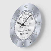 Personalisierten Geburtstagsgeschenke für sie Große Wanduhr (Winkel)