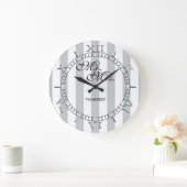 Personalisierten Herrn und Frau über Große Wanduhr (Zuhause)