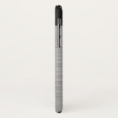 Personalisierten Imitat Edelstahl und Schwarz Case-Mate iPhone Hülle (Hinten/Links)