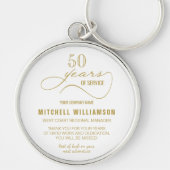 Personalisierten Jahre Dienstalter Schlüsselanhänger (Vorne)