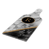 Personalisierten Sie Ihr Letter Marble Cutting Boa Schneidebrett (Ecke)