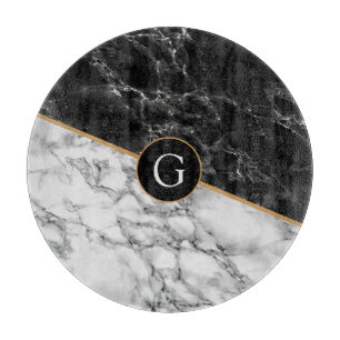 Personalisierten Sie Ihr Letter Marble Cutting Boa Schneidebrett