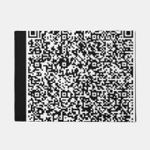 Personalisierten Sie Ihre QR Code Scan Info Doorma Fußmatte (Vorderseite)