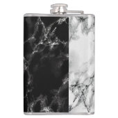 Personalisierten Sie Ihren Letter Marble Flask Flachmann (Rückseite)
