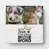 Personalisierten Tabletten mit zwei Fotos Fotoplatte (Vorderseite)