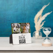 Personalisierten Tabletten mit zwei Fotos Fotoplatte (InSitu)