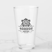Personalisierten Trauzeuge Bestman Groom Pint Glas