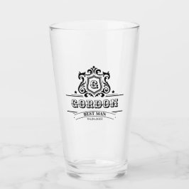 Personalisierten Trauzeuge Bestman Groom Pint Glas