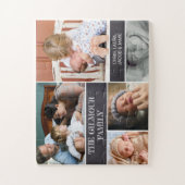 PERSONALISIERTEN UNSERE FAMILIENKARTE Fotos Puzzle (Vertikal)