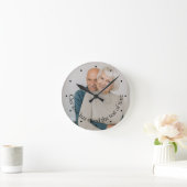 Personalisierten unserer Liebe haben die Zeit abge Runde Wanduhr (Zuhause)