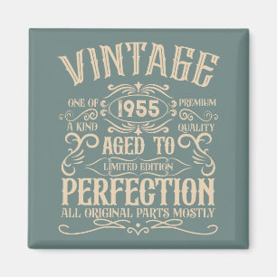 Personalisierten Vintagen 70. Geburtstag Whiskey T Magnet