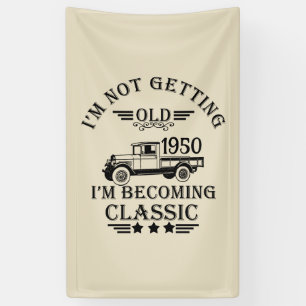 Personalisierten Vintagen 75. Geburtstag Banner