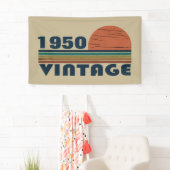 Personalisierten Vintagen 75. Geburtstag Banner (Insitu)