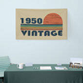 Personalisierten Vintagen 75. Geburtstag Banner (Messeveranstaltung)