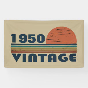 Personalisierten Vintagen 75. Geburtstag Banner