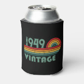 Personalisierten Vintagen 75. Geburtstag Dosenkühler (Kanne Rückseite)