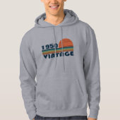 Personalisierten Vintagen 75. Geburtstag Hoodie (Vorderseite)