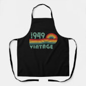 Personalisierten Vintagen 75. Geburtstag Schürze (Vorderseite)