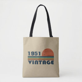 Personalisierten Vintagen 75. Geburtstag Tasche