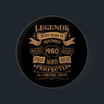 Personalisierten Vintagen 75. Geburtstag Whiskey T Button<br><div class="desc">Machen Sie Ihren Geburtstag mit diesem einzigartigen Design zu einem besonderen Erlebnis. Fügen Sie Ihrer Geburtstagsfeier eine Touch eleganter Eleganz hinzu mit unseren exquisiten, einzigartigen Designs. Diese Grafiken verleihen jedem Produkt Raffinesse und Originalität und schaffen so ein unvergessliches und stilvolles Geschenk. Sie sind perfekt für diejenigen, die eine Touch zeitlosen...</div>