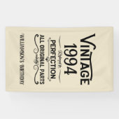 Personalisierten Vintagen Geburtstagsgeschenke sch Banner (Horizontal)