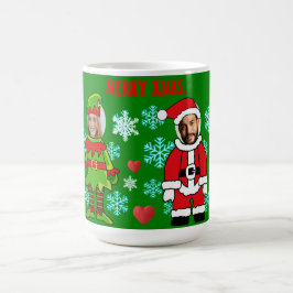 Personalisierten Weihnachten, Weihnachten und Elf Kaffeetasse