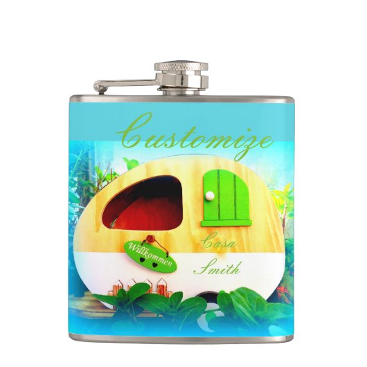 personalisierten winzige Casa Thunder_Cove Flachmann (Vorderseite)
