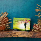 Personalisierten Zephaniah 3:17 MEIN GOTT SEIGEN Ü Fotoplatte (Seite)