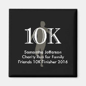 Personalisierter 10k-Lauf-Sake Magnet (Vorne)