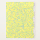 Personalisierter 12-monatiger Blumenplaner Planer (Rückseite)