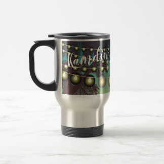 Personalisierter 15-Unzen-Kaffee-Tasse Beach Sunse Reisebecher